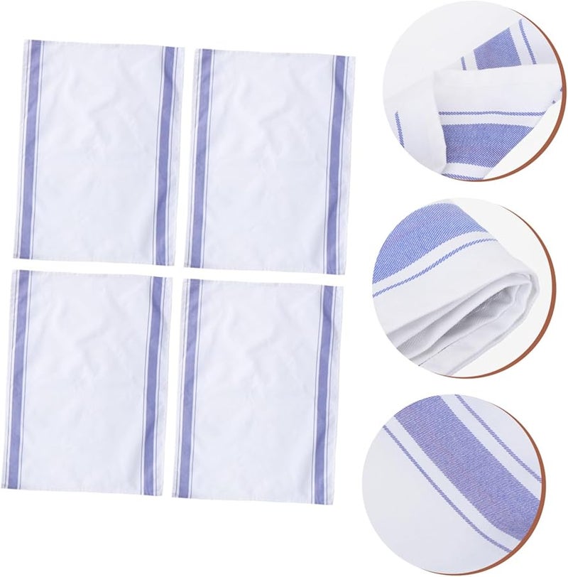 GALPADA 4 قطع مناديل قطنية ناعمة لا تبهت لتزيين طاولة المنزل والمطعم - Image 3